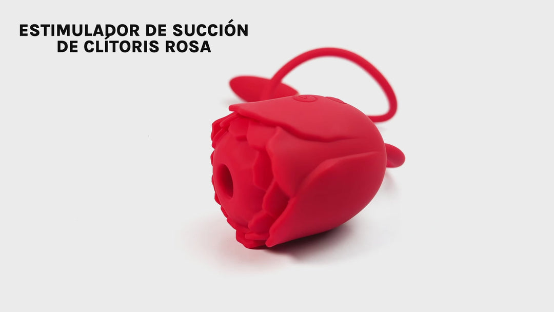 Estimulador de Succión de Clítoris de Rosa